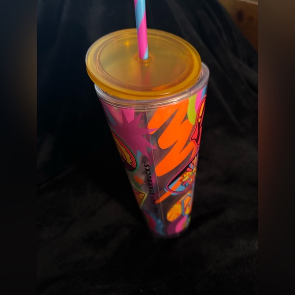 ✨ Starbucks Tim Singleton Limited Edition Cold Cup Tumbler 24oz NWOT - Picture 5 of 6